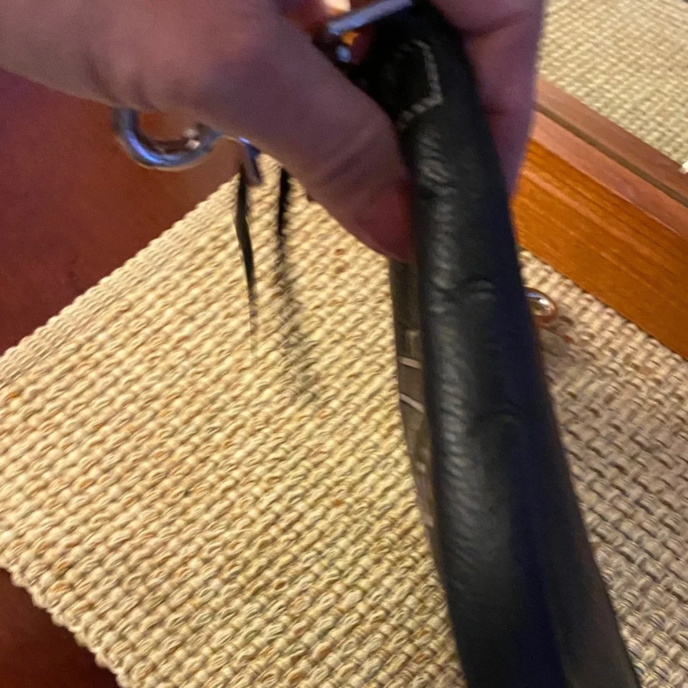 Harley-Davidson Black Leather bag with Silver Accents